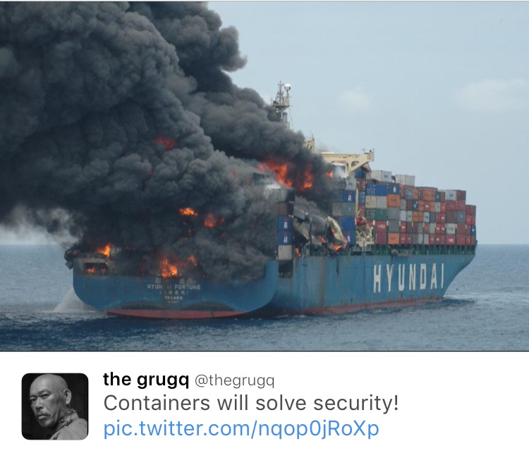 Containers will solve security!